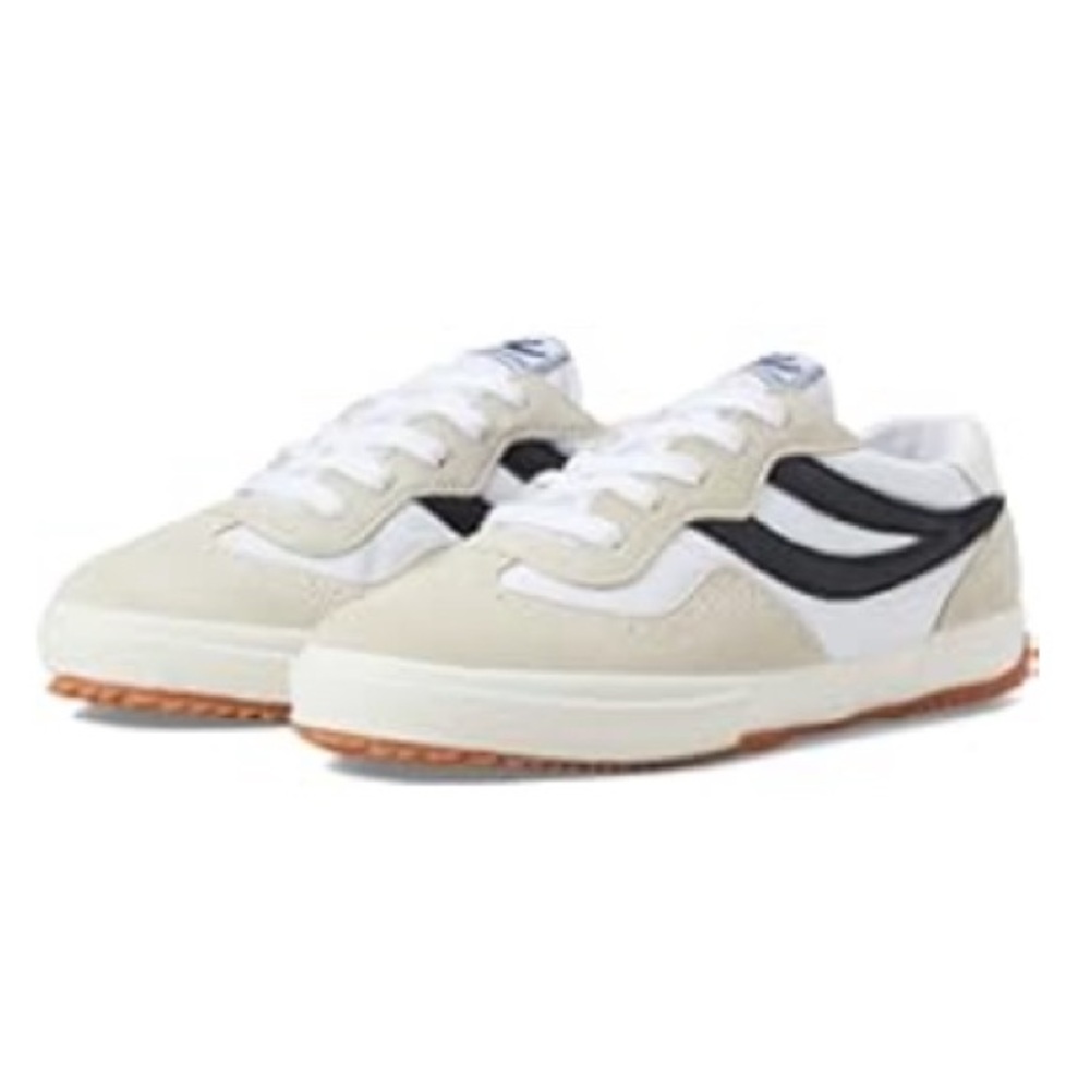 Superga Nylu Trainers Low Top Size 9 Leather Overlay Versatile Sneakers